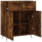vidaXL Sideboard Räuchereiche 69,5x34x90 cm Holzwerkstoff vidaXL Sideboard Räuchereiche 69,5x34x90 cm Holzwerkstoff