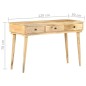 vidaXL Konsolentisch 120x50x78 cm Mango Massivholz vidaXL Konsolentisch 120x50x78 cm Mango Massivholz