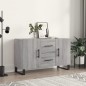 vidaXL Sideboard Grau Sonoma 100x36x60 cm Holzwerkstoff vidaXL Sideboard Grau Sonoma 100x36x60 cm Holzwerkstoff