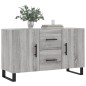 vidaXL Sideboard Grau Sonoma 100x36x60 cm Holzwerkstoff vidaXL Sideboard Grau Sonoma 100x36x60 cm Holzwerkstoff