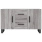 vidaXL Sideboard Grau Sonoma 100x36x60 cm Holzwerkstoff vidaXL Sideboard Grau Sonoma 100x36x60 cm Holzwerkstoff