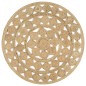 vidaXL Teppich Handgefertigt Jute Geflochten 120 cm vidaXL Teppich Handgefertigt Jute Geflochten 120 cm