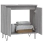 vidaXL Badschrank Grau Sonoma 58x33x60 cm Holzwerkstoff vidaXL Badschrank Grau Sonoma 58x33x60 cm Holzwerkstoff