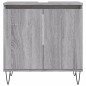 vidaXL Badschrank Grau Sonoma 58x33x60 cm Holzwerkstoff vidaXL Badschrank Grau Sonoma 58x33x60 cm Holzwerkstoff
