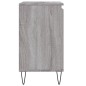 vidaXL Badschrank Grau Sonoma 58x33x60 cm Holzwerkstoff vidaXL Badschrank Grau Sonoma 58x33x60 cm Holzwerkstoff