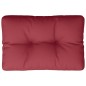 Palettenkissen Weinrot 50x40x12 cm Stoff Palettenkissen Weinrot 50x40x12 cm Stoff
