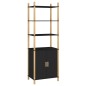 vidaXL Highboard Schwarz 60x40x173 cm Holzwerkstoff vidaXL Highboard Schwarz 60x40x173 cm Holzwerkstoff