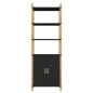 vidaXL Highboard Schwarz 60x40x173 cm Holzwerkstoff vidaXL Highboard Schwarz 60x40x173 cm Holzwerkstoff