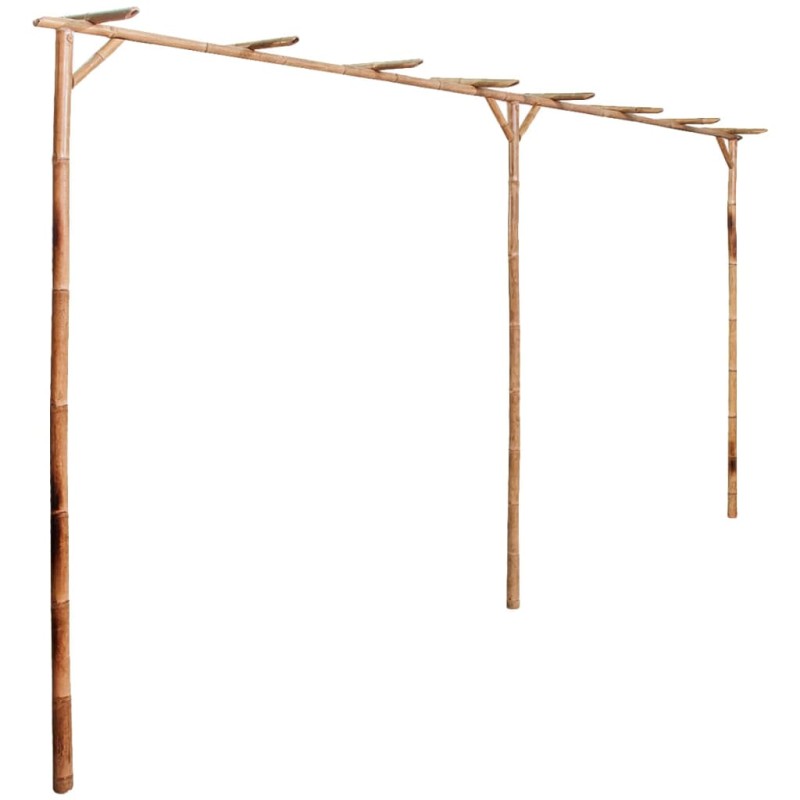 vidaXL Pergola Bambus 385 x 40 x 205 cm vidaXL Pergola Bambus 385 x 40 x 205 cm