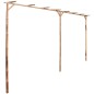 vidaXL Pergola Bambus 385 x 40 x 205 cm vidaXL Pergola Bambus 385 x 40 x 205 cm