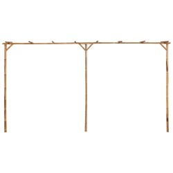 vidaXL Pergola Bambus 385 x 40 x 205 cm