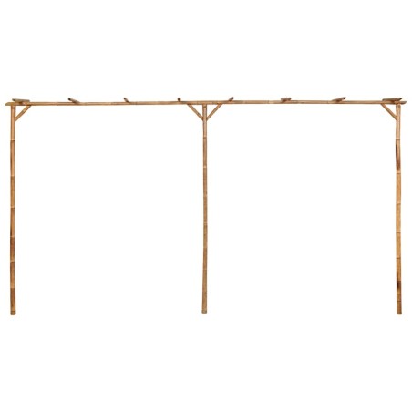 vidaXL Pergola Bambus 385 x 40 x 205 cm