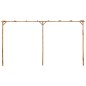 vidaXL Pergola Bambus 385 x 40 x 205 cm vidaXL Pergola Bambus 385 x 40 x 205 cm