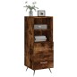vidaXL Sideboard Räuchereiche 34,5x34x90 cm Holzwerkstoff vidaXL Sideboard Räuchereiche 34,5x34x90 cm Holzwerkstoff