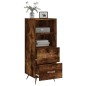 vidaXL Sideboard Räuchereiche 34,5x34x90 cm Holzwerkstoff vidaXL Sideboard Räuchereiche 34,5x34x90 cm Holzwerkstoff