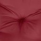 Palettenkissen Weinrot 50x40x12 cm Stoff Palettenkissen Weinrot 50x40x12 cm Stoff