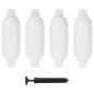 vidaXL Bootsfender 4 Stk. Weiß 41 x 11,5 cm PVC vidaXL Bootsfender 4 Stk. Weiß 41 x 11,5 cm PVC