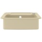 vidaXL Granitspüle Einzelbecken Beige vidaXL Granitspüle Einzelbecken Beige