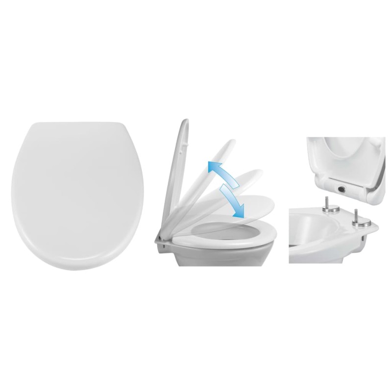 HI Toilettensitz mit Quick-Release und Soft-Close HI Toilettensitz mit Quick-Release und Soft-Close