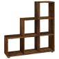 vidaXL Treppenregal Räuchereiche 107 cm Holzwerkstoff
