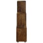 vidaXL Treppenregal Räuchereiche 107 cm Holzwerkstoff