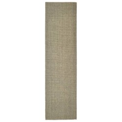 vidaXL Teppich Natur Sisal 80x300 cm Taupe