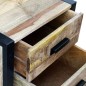 vidaXL Beistelltisch mit 2 Schubladen Mango Holz 43x33x51 cm vidaXL Beistelltisch mit 2 Schubladen Mango Holz 43x33x51 cm