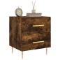 vidaXL Nachttische 2 Stk. Räuchereiche 40x35x47,5 cm Holzwerkstoff vidaXL Nachttische 2 Stk. Räuchereiche 40x35x47,5 cm Holzwerkstoff