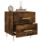 vidaXL Nachttische 2 Stk. Räuchereiche 40x35x47,5 cm Holzwerkstoff vidaXL Nachttische 2 Stk. Räuchereiche 40x35x47,5 cm Holzwerkstoff