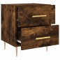 vidaXL Nachttische 2 Stk. Räuchereiche 40x35x47,5 cm Holzwerkstoff vidaXL Nachttische 2 Stk. Räuchereiche 40x35x47,5 cm Holzwerkstoff