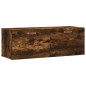 vidaXL Wandschrank Räuchereiche 100x36,5x35 cm Holzwerkstoff vidaXL Wandschrank Räuchereiche 100x36,5x35 cm Holzwerkstoff
