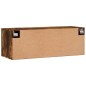 vidaXL Wandschrank Räuchereiche 100x36,5x35 cm Holzwerkstoff vidaXL Wandschrank Räuchereiche 100x36,5x35 cm Holzwerkstoff