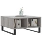 vidaXL Couchtisch Grau Sonoma 60x60x30 cm Holzwerkstoff