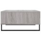 vidaXL Couchtisch Grau Sonoma 60x60x30 cm Holzwerkstoff