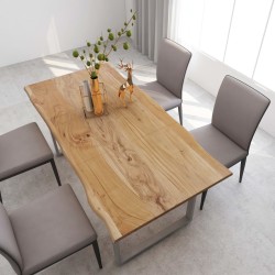 vidaXL Esstisch 180×90×76 cm Massivholz Akazie