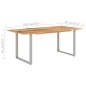 vidaXL Esstisch 180×90×76 cm Massivholz Akazie vidaXL Esstisch 180×90×76 cm Massivholz Akazie