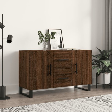 vidaXL Sideboard Braun Eichen-Optik 100x36x60 cm Holzwerkstoff