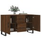 vidaXL Sideboard Braun Eichen-Optik 100x36x60 cm Holzwerkstoff vidaXL Sideboard Braun Eichen-Optik 100x36x60 cm Holzwerkstoff