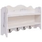 vidaXL Wandgarderobe Weiß 50 x 10 x 30 cm Holz vidaXL Wandgarderobe Weiß 50 x 10 x 30 cm Holz