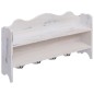 vidaXL Wandgarderobe Weiß 50 x 10 x 30 cm Holz vidaXL Wandgarderobe Weiß 50 x 10 x 30 cm Holz