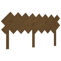 vidaXL Bett-Kopfteil Honigbraun 159,5x3x80,5 cm Massivholz Kiefer