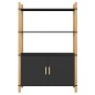 vidaXL Highboard Schwarz 80x40x121 cm Holzwerkstoff vidaXL Highboard Schwarz 80x40x121 cm Holzwerkstoff