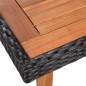 vidaXL 5-tlg. Garten-Essgruppe Poly Rattan Schwarz und Braun vidaXL 5-tlg. Garten-Essgruppe Poly Rattan Schwarz und Braun