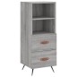 vidaXL Sideboard Grau Sonoma 34,5x34x90 cm Holzwerkstoff vidaXL Sideboard Grau Sonoma 34,5x34x90 cm Holzwerkstoff