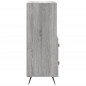 vidaXL Sideboard Grau Sonoma 34,5x34x90 cm Holzwerkstoff vidaXL Sideboard Grau Sonoma 34,5x34x90 cm Holzwerkstoff