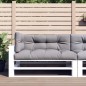 vidaXL Palettenkissen 3-tlg. Grau Stoff vidaXL Palettenkissen 3-tlg. Grau Stoff