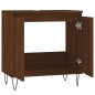 vidaXL Badschrank Braun Eichen-Optik 58x33x60 cm Holzwerkstoff vidaXL Badschrank Braun Eichen-Optik 58x33x60 cm Holzwerkstoff