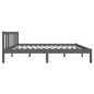 vidaXL Massivholzbett Grau 120x190 cm vidaXL Massivholzbett Grau 120x190 cm