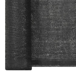 vidaXL Sichtschutznetz HDPE 1,5x10 m Schwarz 150 g/m²