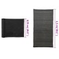 vidaXL Sichtschutznetz HDPE 1,5x10 m Schwarz 150 g/m² vidaXL Sichtschutznetz HDPE 1,5x10 m Schwarz 150 g/m²